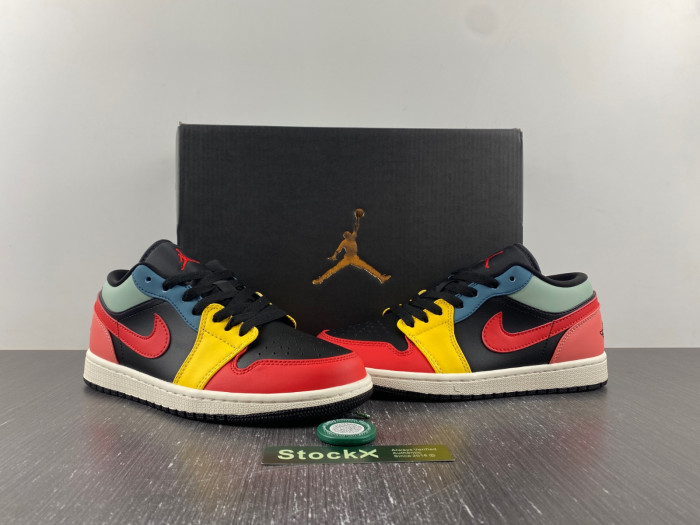 AIR JORDAN 1 LOW “BLACK MULTI” DN3739-060