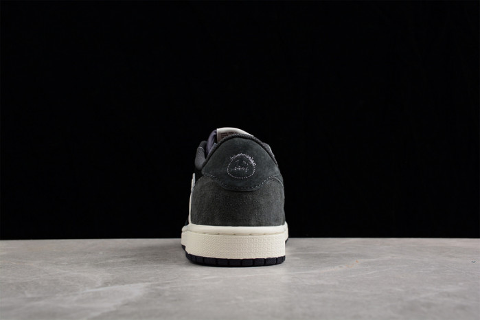 TRAVIS SCOTT X AIR JORDAN 1 LOW OG “BLACK/PHANTOM” DM7866-001