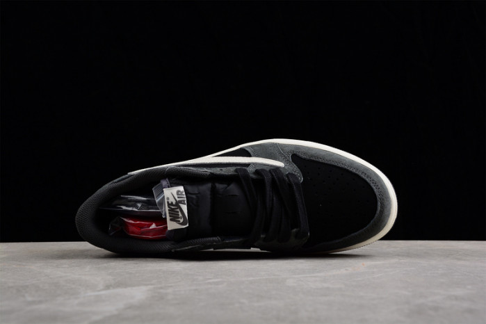 TRAVIS SCOTT X AIR JORDAN 1 LOW OG “BLACK/PHANTOM” DM7866-001